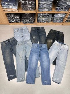 Quần Jeans Nam Ống Suông 01