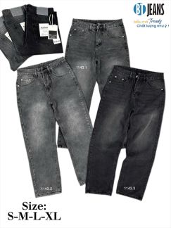 Sỉ Jean nam ống suông màu đậm