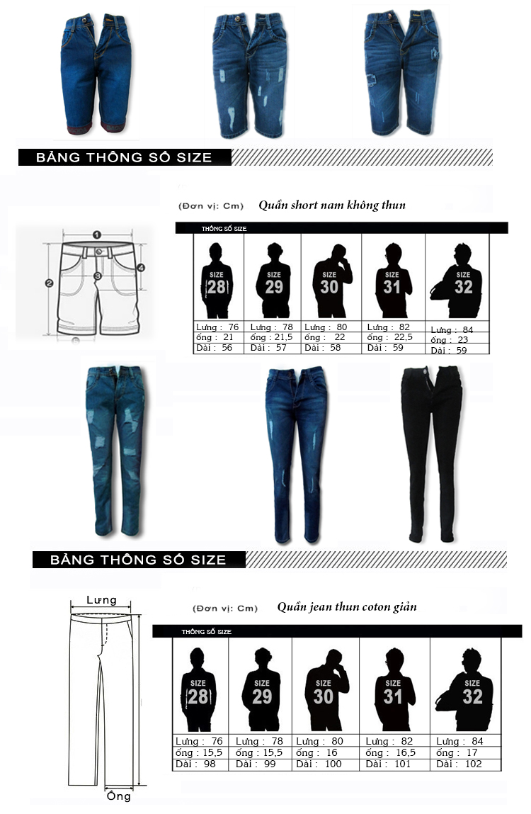 Bỏ sỉ quần jean skinny nam đen rách cao cấp 8019- g190 - 1