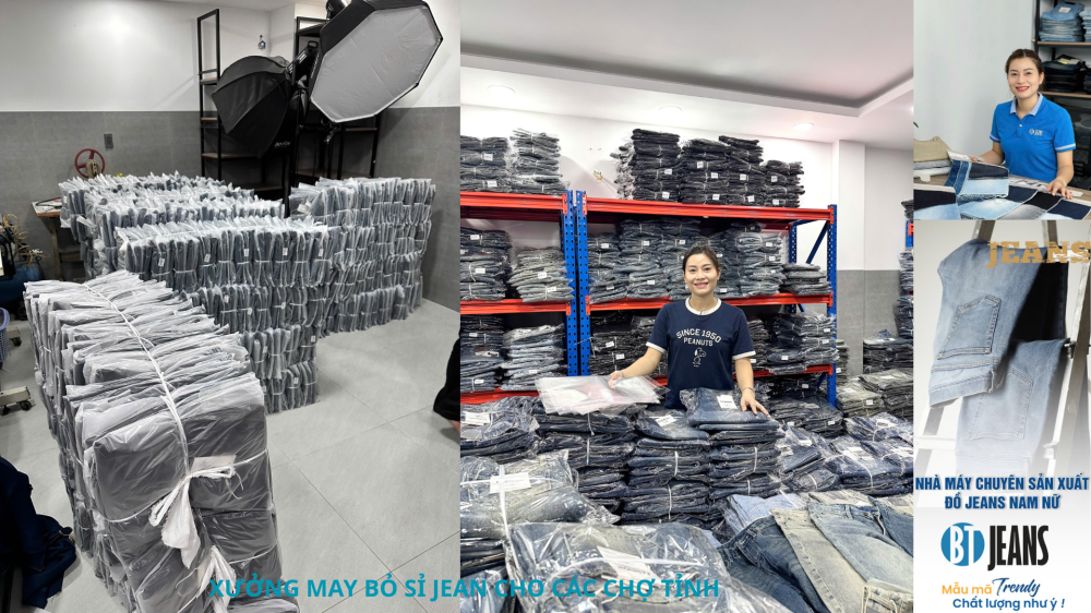 Xưởng bỏ sỉ quần jean cho các chợ tỉnh - 1