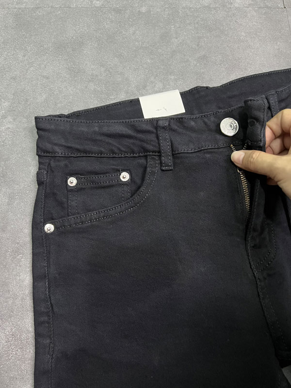 Giá sỉ quần jean nam đen rách gối cao cấp tại xưởng RTO