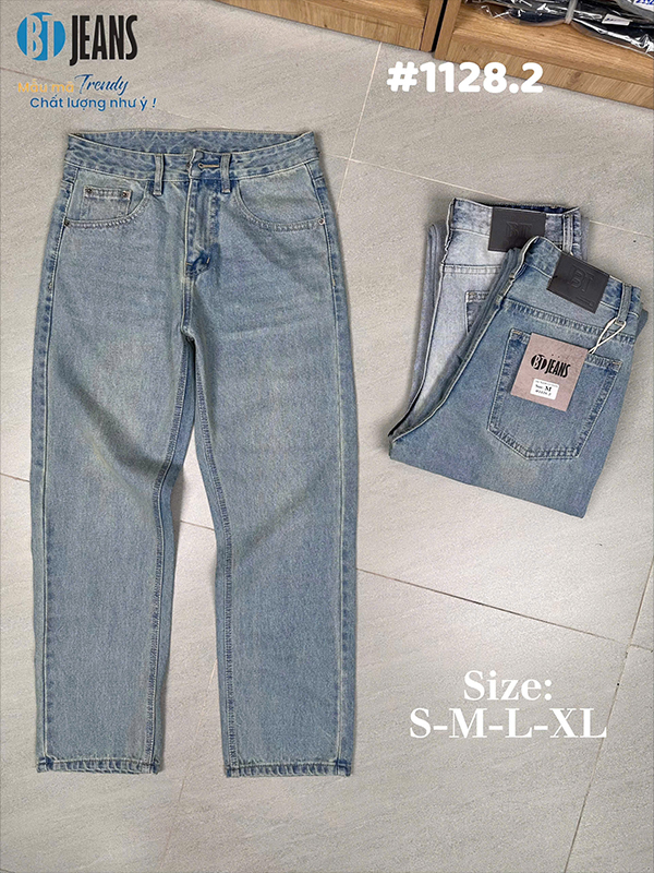 Quần Jeans Nam Ống Suông 01