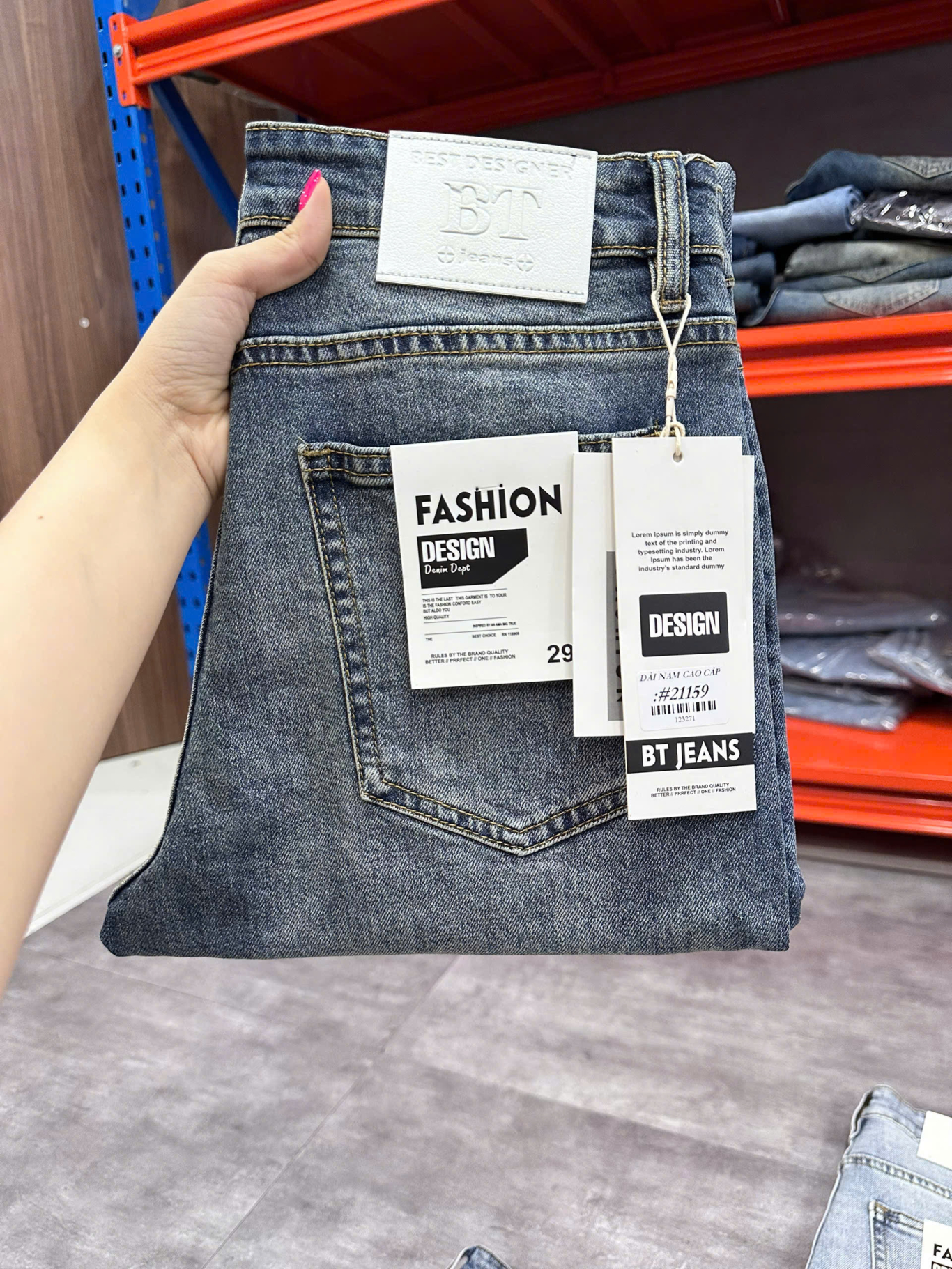 QUẦN JEAN FORM SLIM FIT 2159