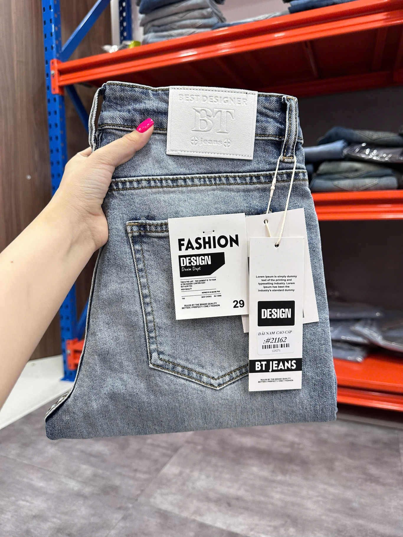 Quần jean nam 2162 tính năng làm mát COOLMAX