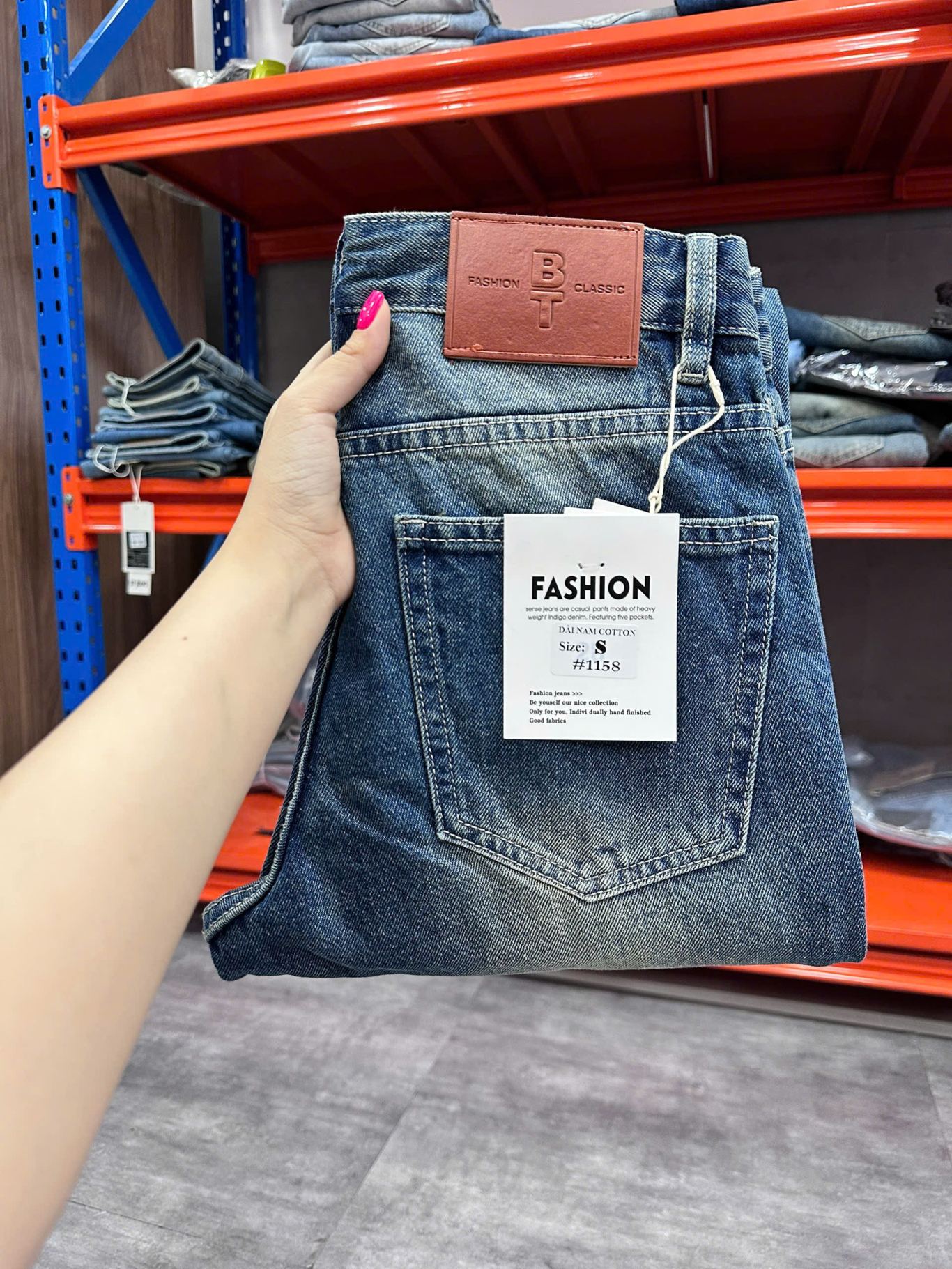 Xưởng sỉ quần jean nam giá rẻ 1158