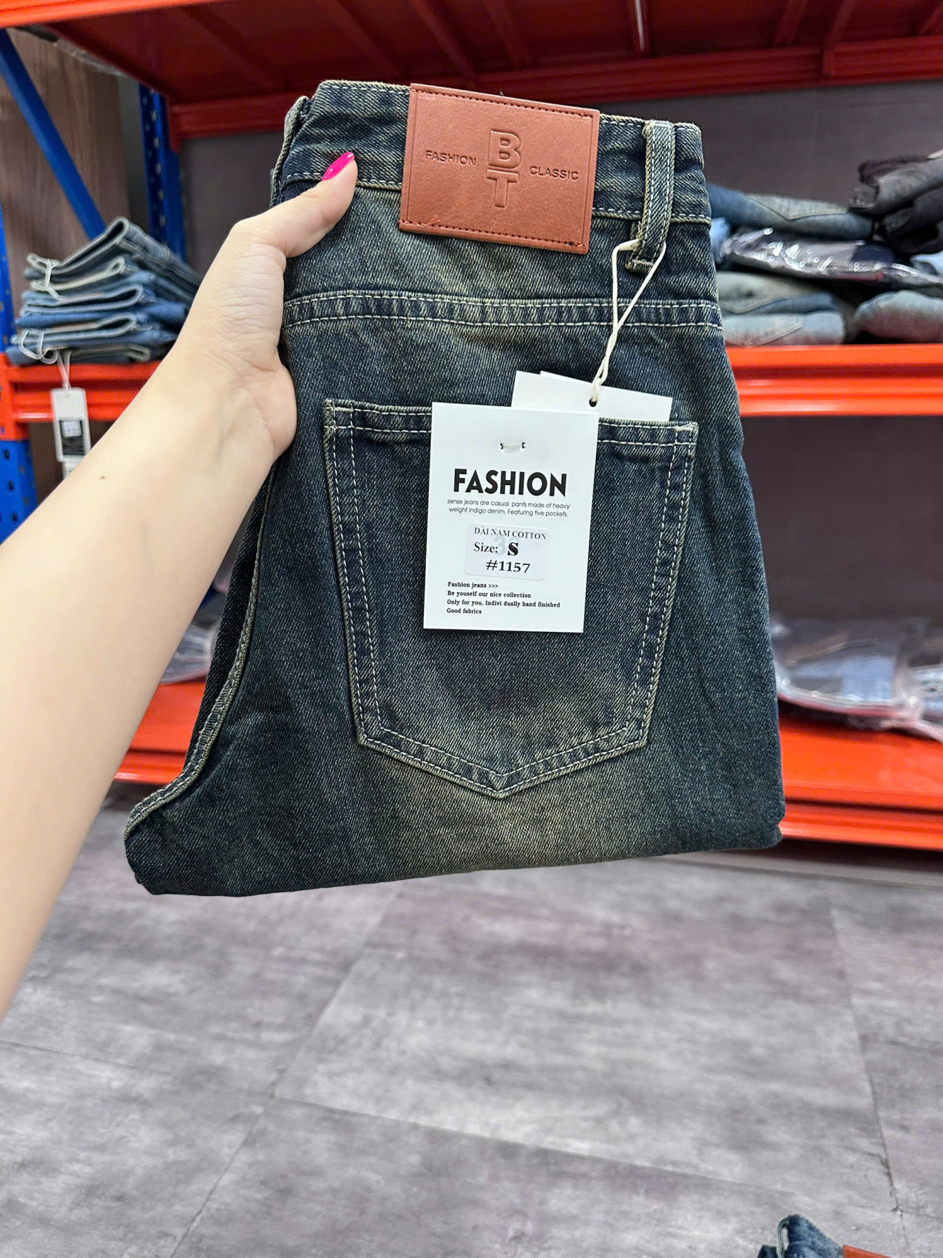 Xưởng sỉ quần jean nam giá rẻ 1158