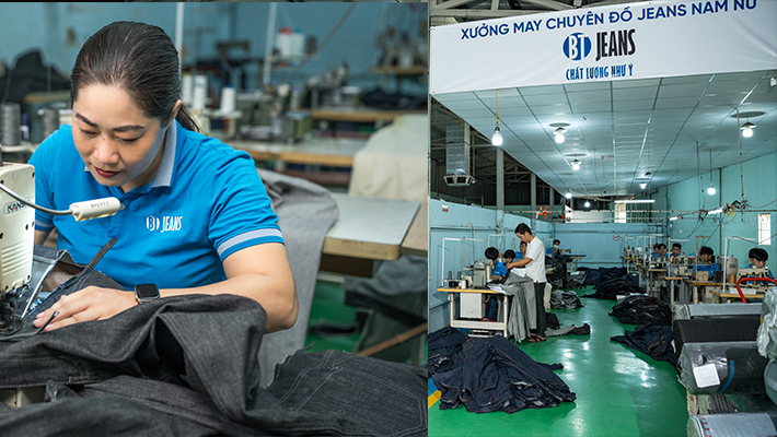 Sản xuất Jeans theo yêu cầu